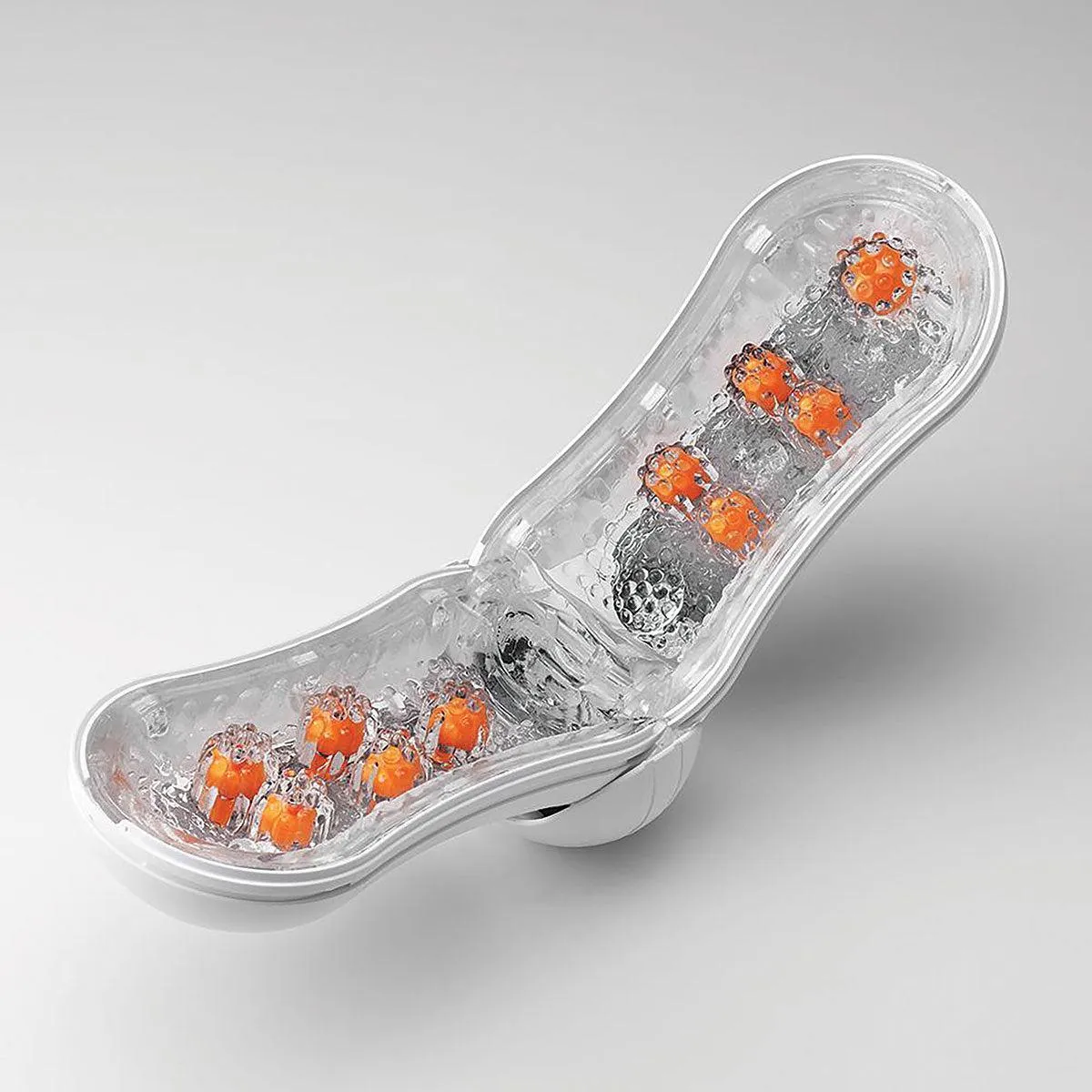 Tenga Flip Orb Discreet Penis Masturbator - Orange Crash
