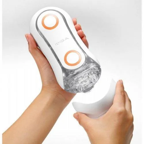 Tenga Flip Orb Discreet Penis Masturbator - Orange Crash