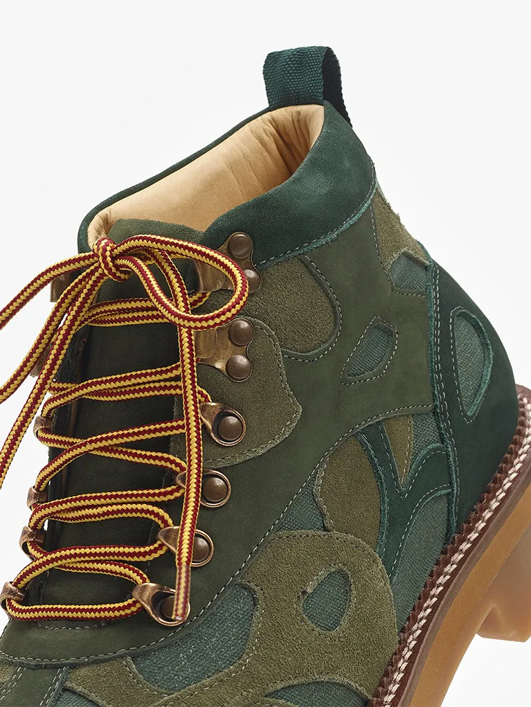 The KidSuper Work Boots by Cocker - Green