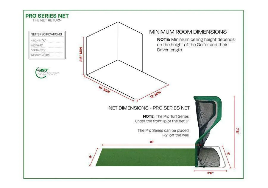 The Net Return Pro Series Golf Net