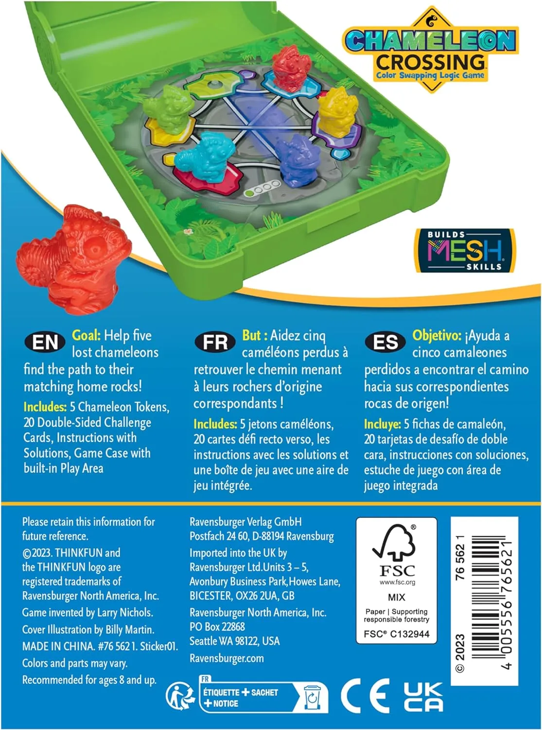 ThinkFun Flip 'N Play-Chameleon Crossing