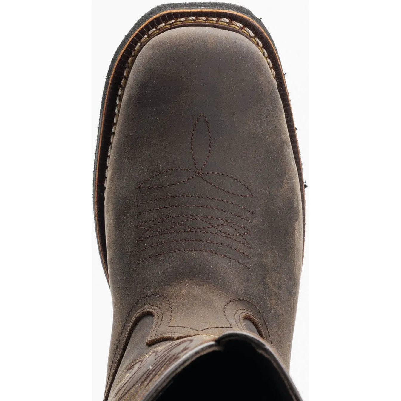 Thorogood Men's Western 11" Square Toe Waterproof Slip Resist Work Boot -Horse- 814-4337