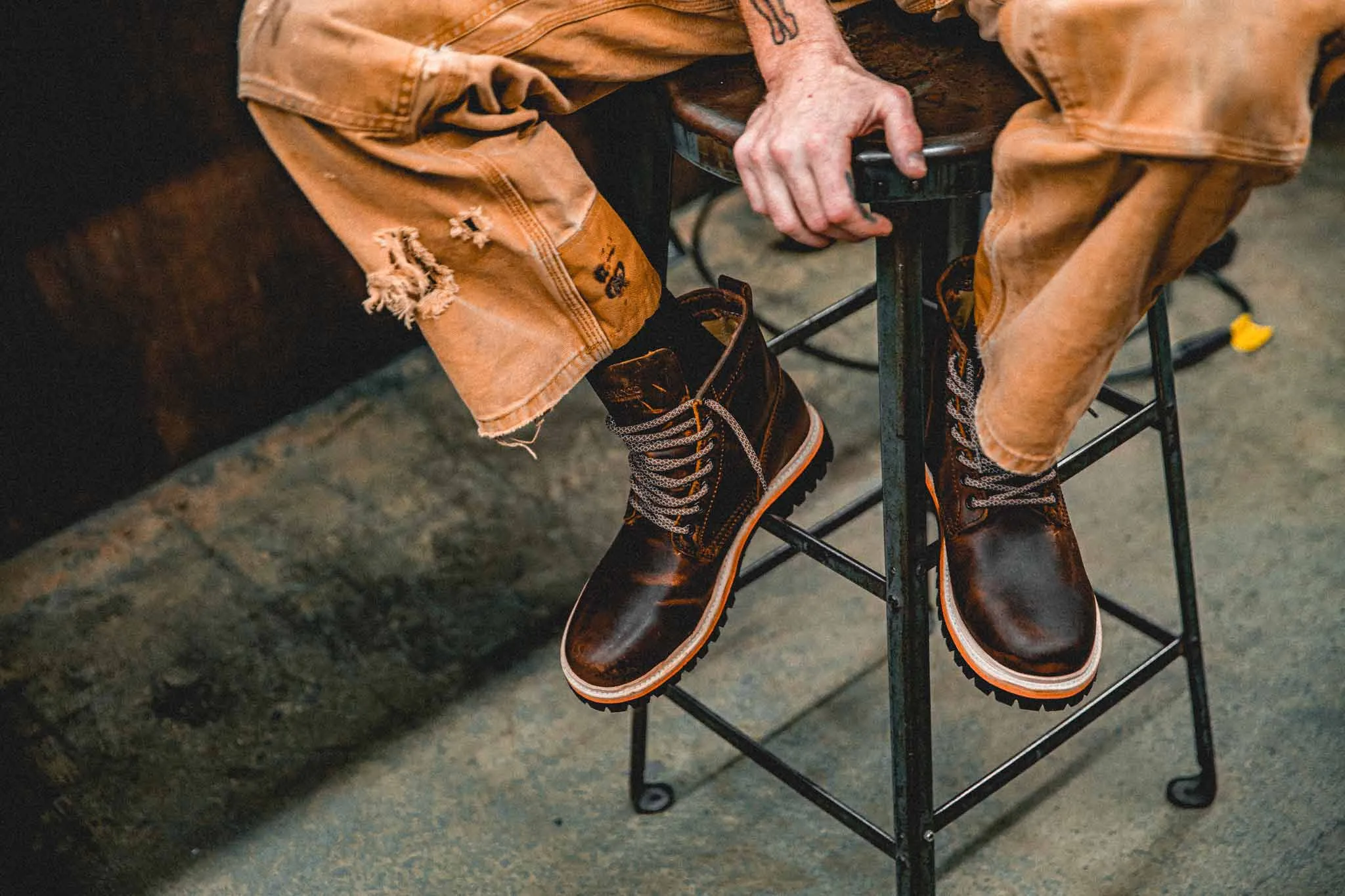 Tobacco Maverick Boots - Amber