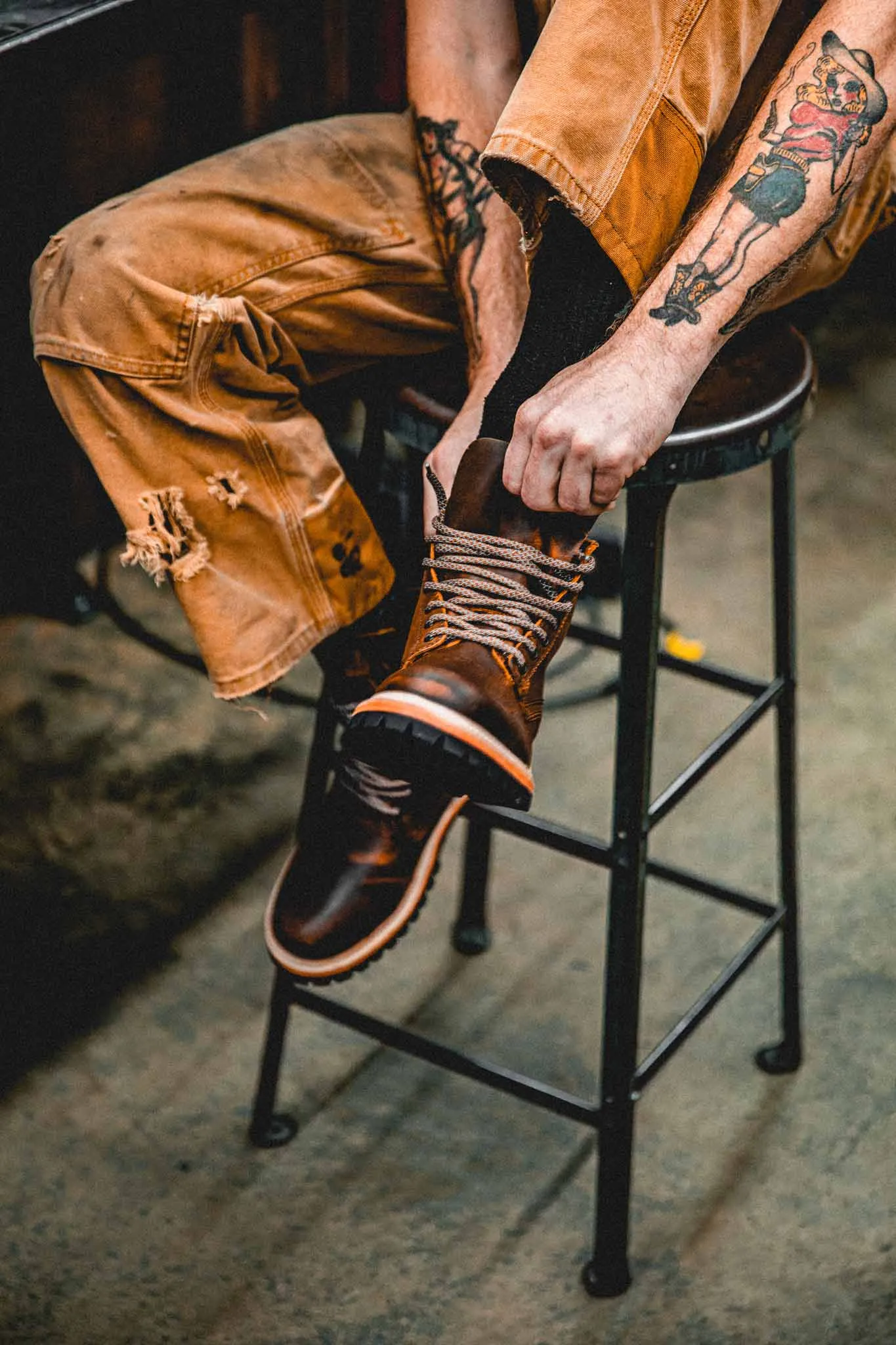 Tobacco Maverick Boots - Amber