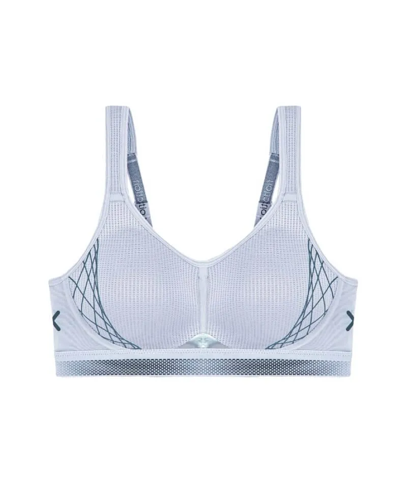 Triumph Triaction Cardio Flow Wire-free Sports Bra - Platinum