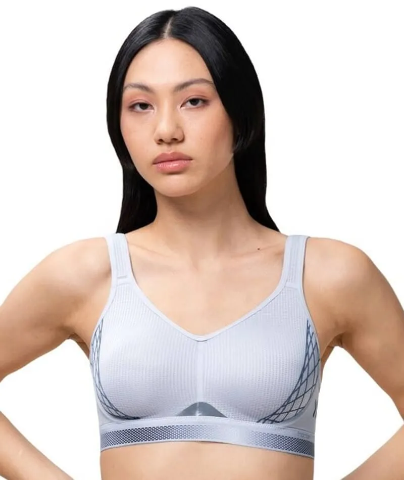 Triumph Triaction Cardio Flow Wire-free Sports Bra - Platinum