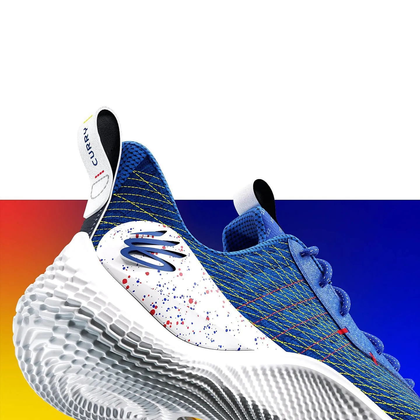 Under Armour Curry Flow 10 'Curry-fornia' Basketball Shoes - Royal/Taxi