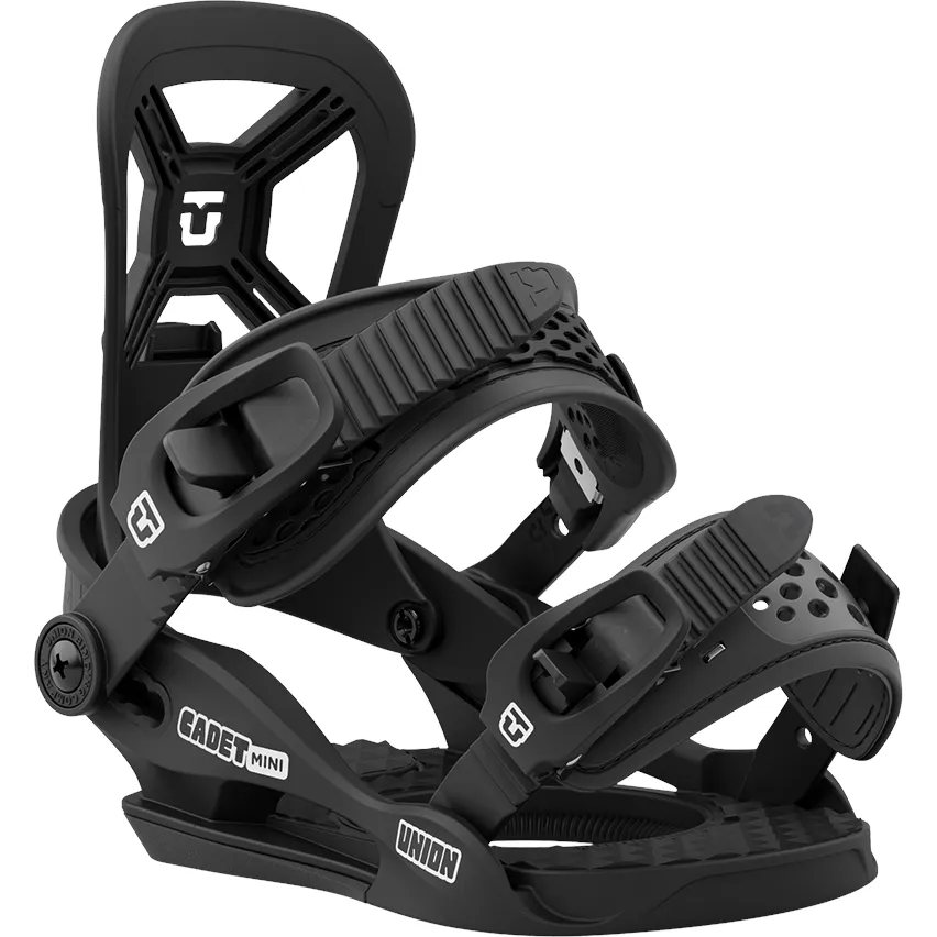 Union Cadet Mini Snowboard Bindings Kids Black