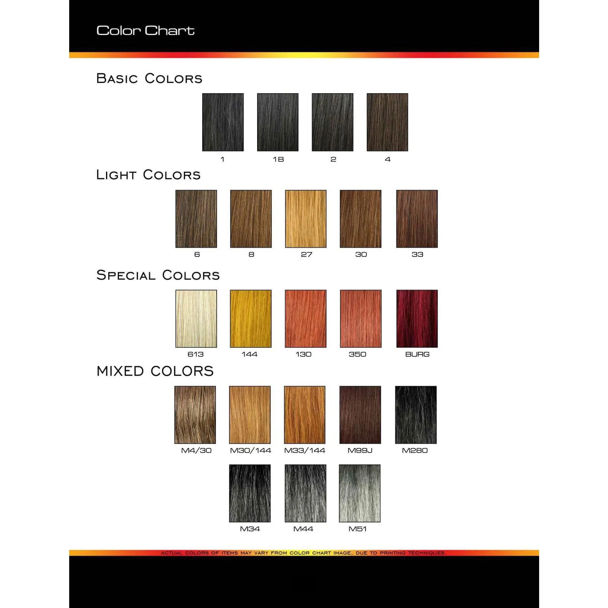 Unique's 100% Human Hair 28 Piece