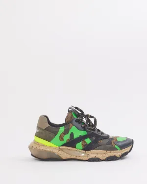 Valentino Men's Camo Multi Color Chunky Sneakers- 44