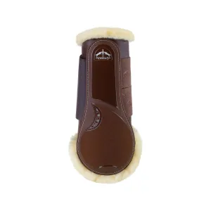 Veredus TRC Vento Training Boot - Horse Front Leg - Techno Sheepskin - Brown