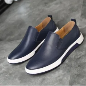 Winter Men Leather Boots Loafers Fashion Warm Cotton Brand Ankle Lace Up Shoes Footwear