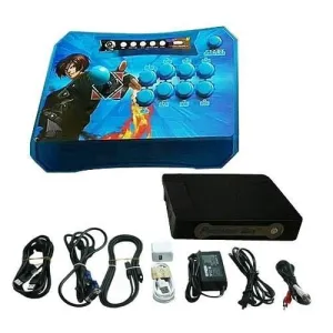 Wireless Arcade Stick Home Console with 815 games (One player) Blue
