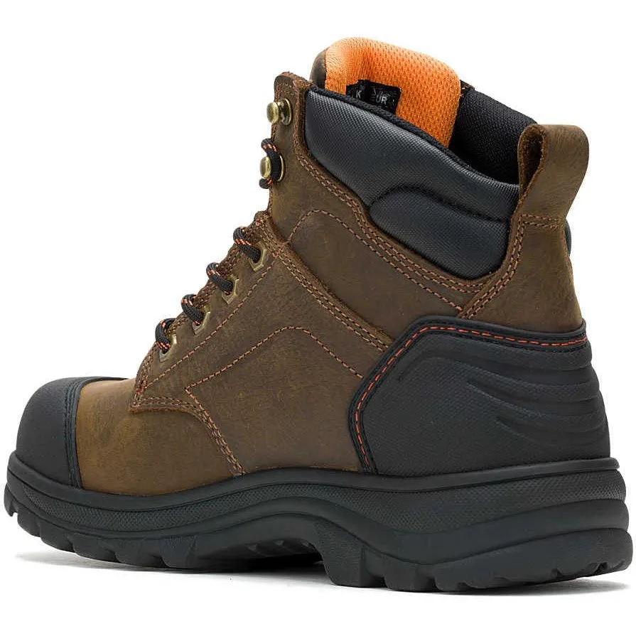 Wolverine Men's Carlsbad 6" Cap Steel Toe WP Work Boot -Brown- W241079