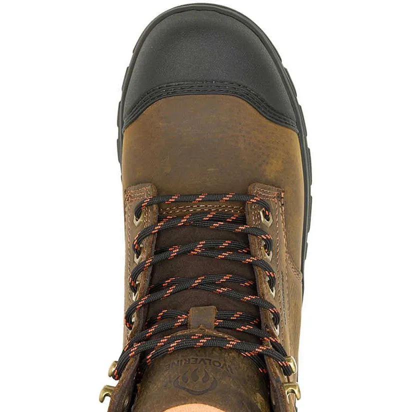 Wolverine Men's Carlsbad 6" Cap Steel Toe WP Work Boot -Brown- W241079