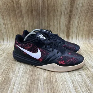 Women's Size 7 Youth 5.5Y - Nike Kobe Mentality Black Red Basketball Shoes