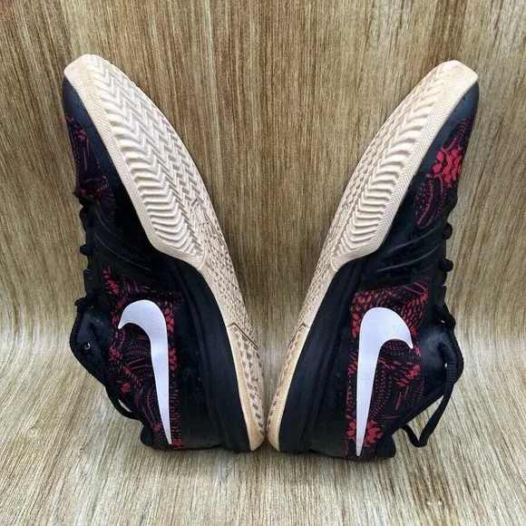 Women's Size 7 Youth 5.5Y - Nike Kobe Mentality Black Red Basketball Shoes