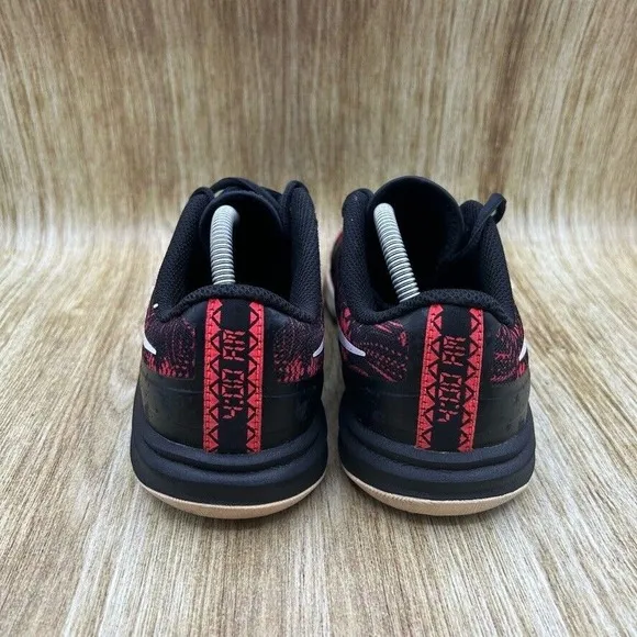 Women's Size 7 Youth 5.5Y - Nike Kobe Mentality Black Red Basketball Shoes