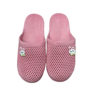 Women's Slipper with Clear Bunny