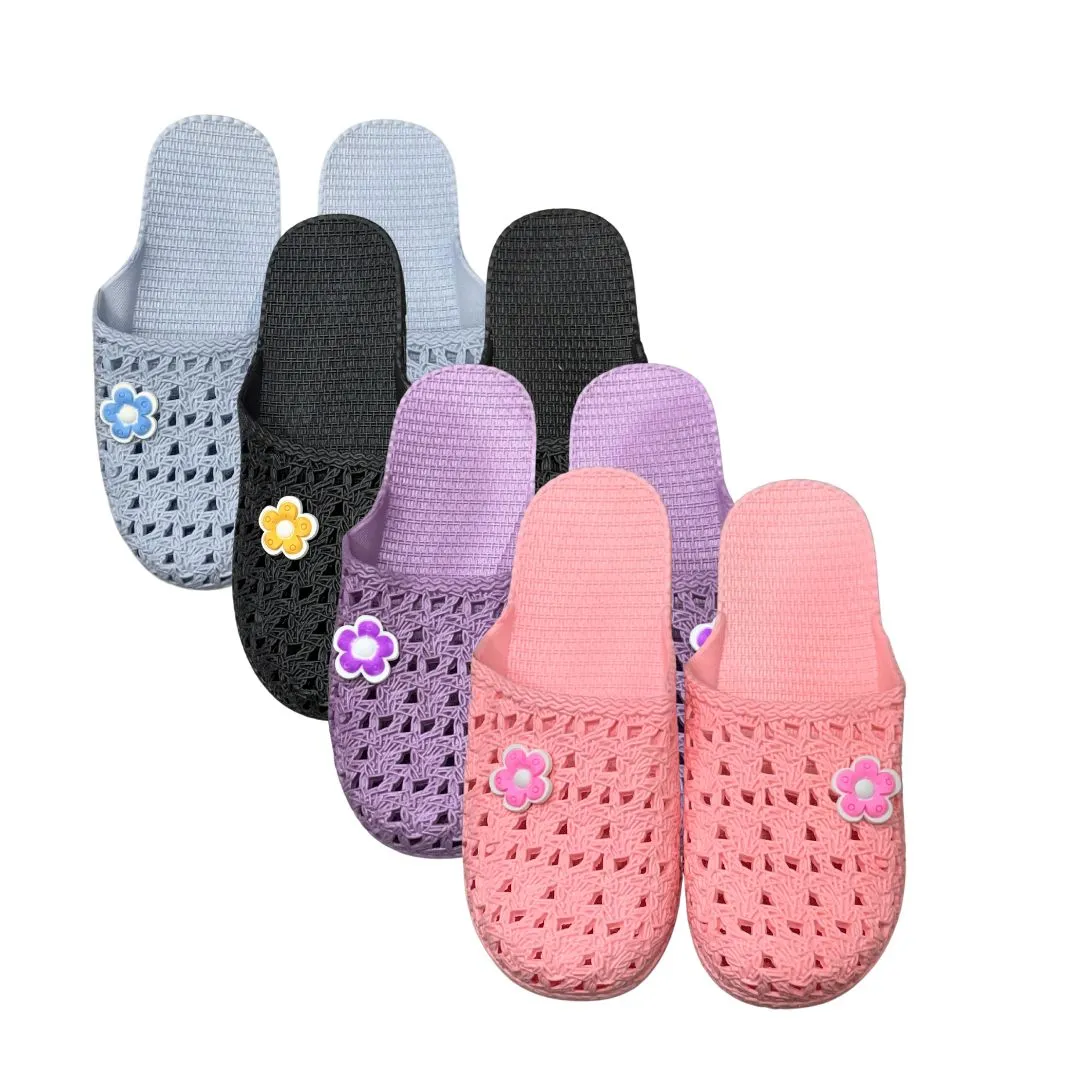 Women's Slipper with Flower