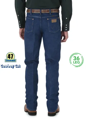 Wrangler Mens Cowboy Cut Slim Fit Jean - 36" Leg