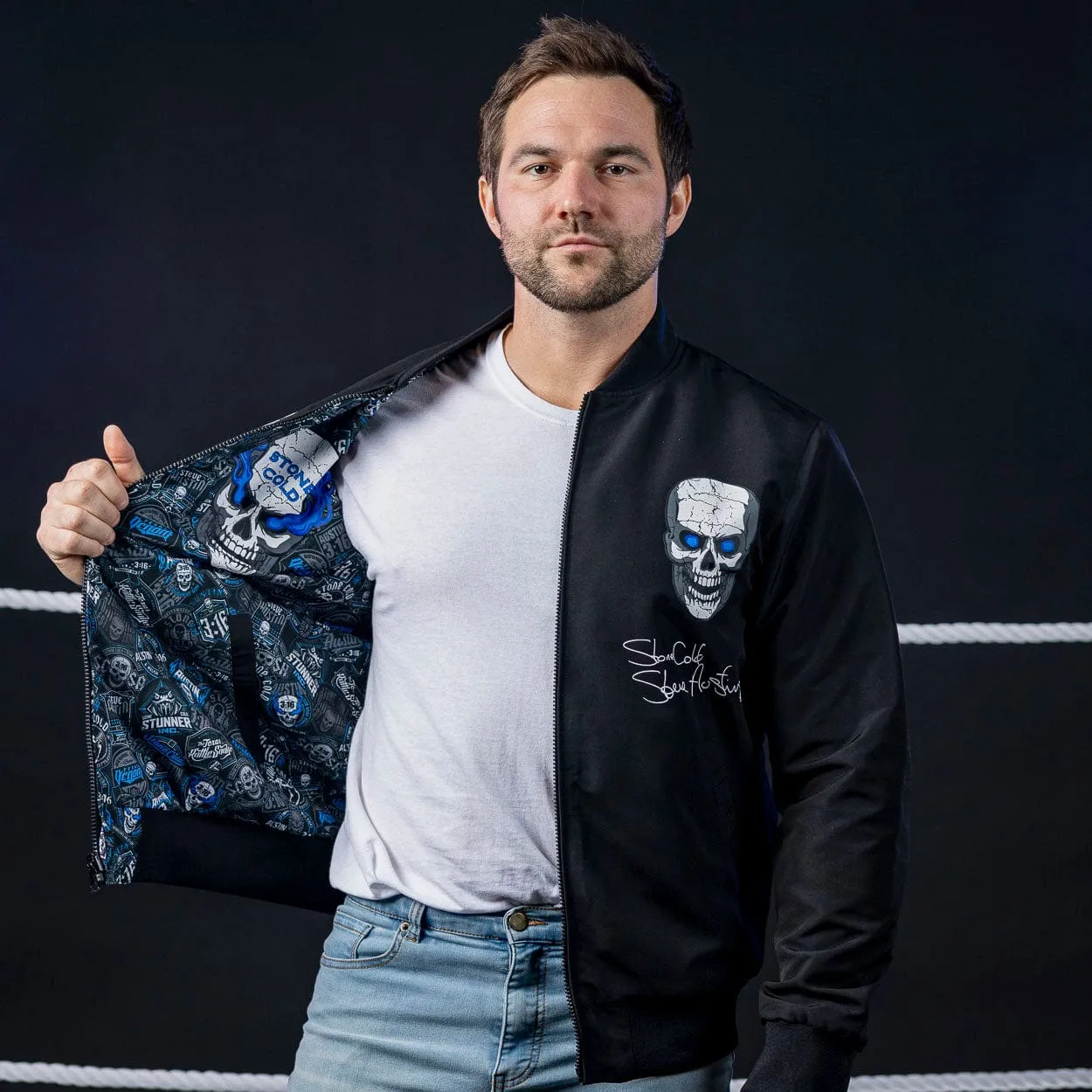 WWE "Gimme a Hell Yeah!" – Reversible Bomber Jacket