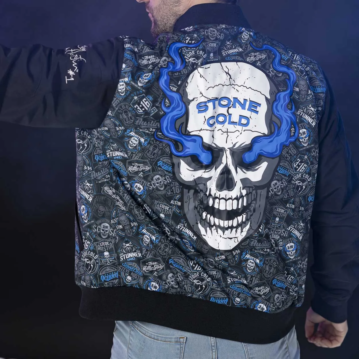 WWE "Gimme a Hell Yeah!" – Reversible Bomber Jacket