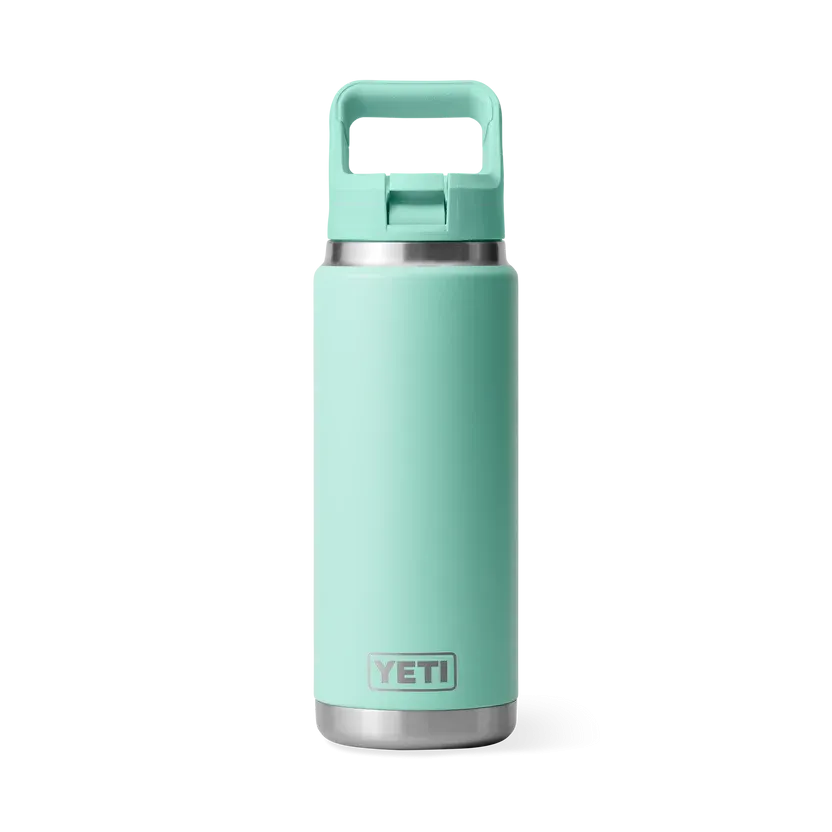 YETI Rambler 26 OZ (769ml) Bottle With Straw Cap - Seafoam
