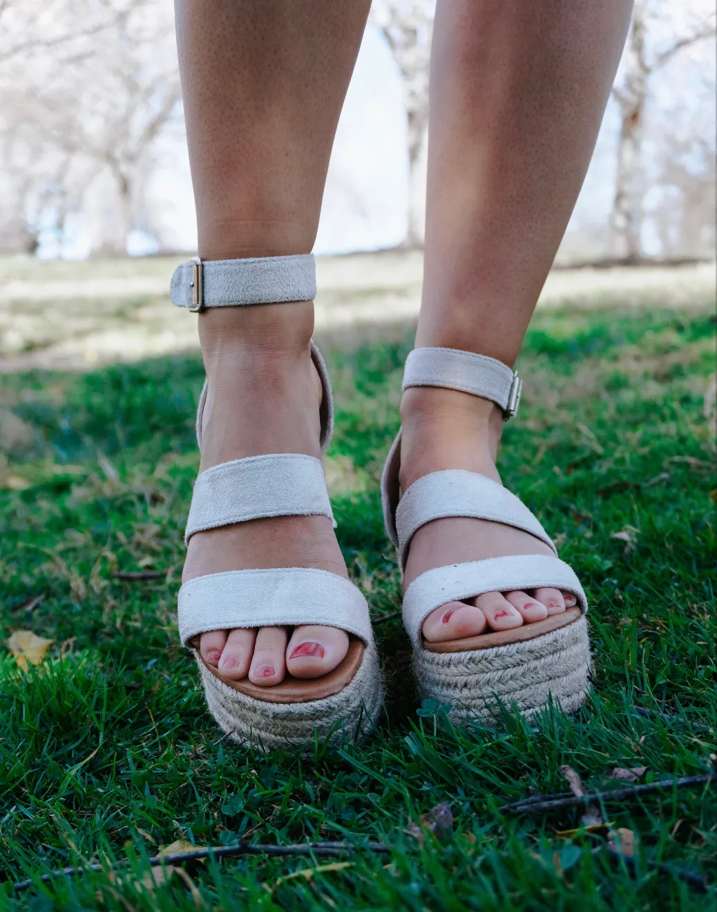 Zion Espadrille Sandals - Nude