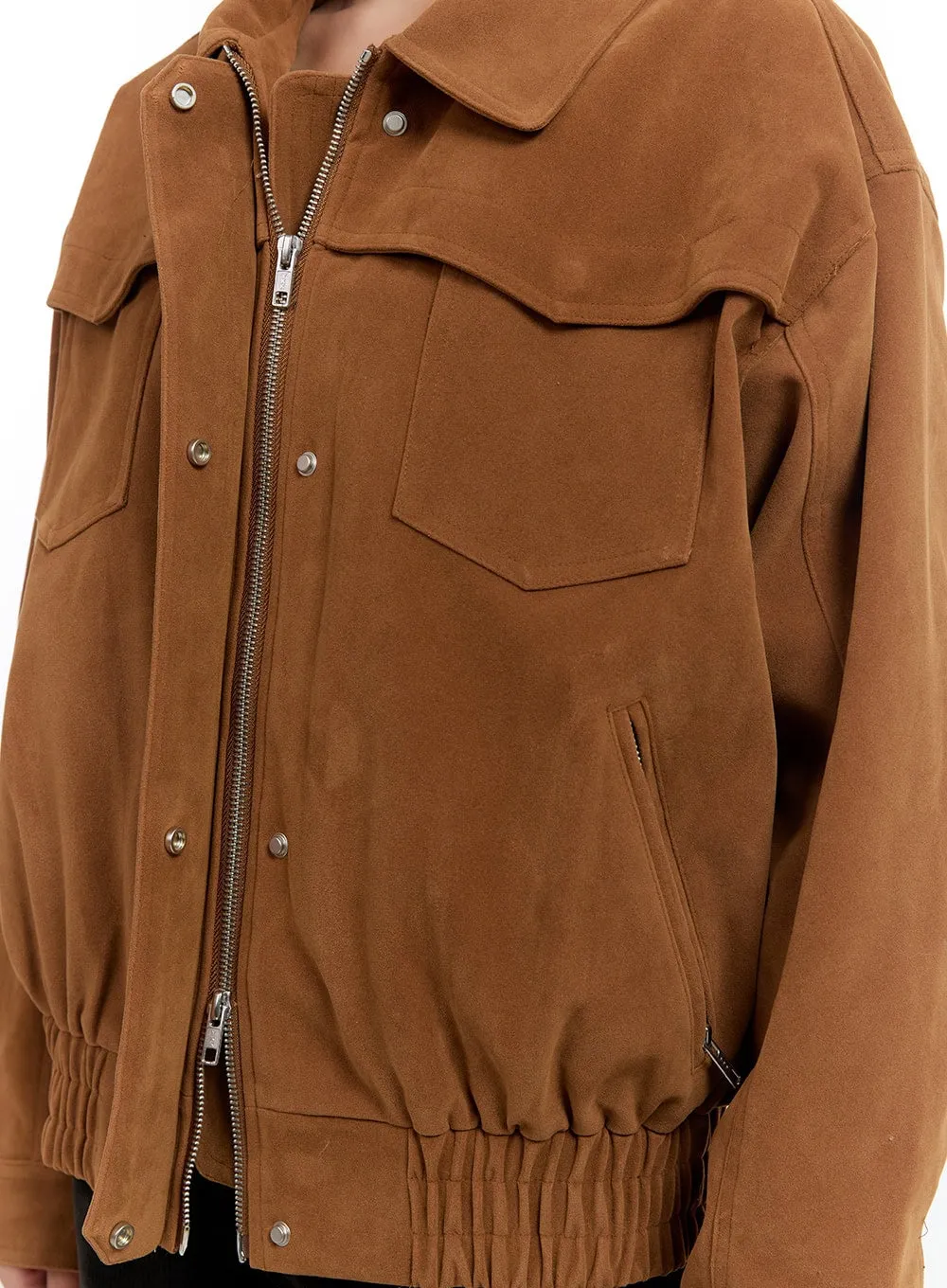Zip Up Collar Jacket CO431