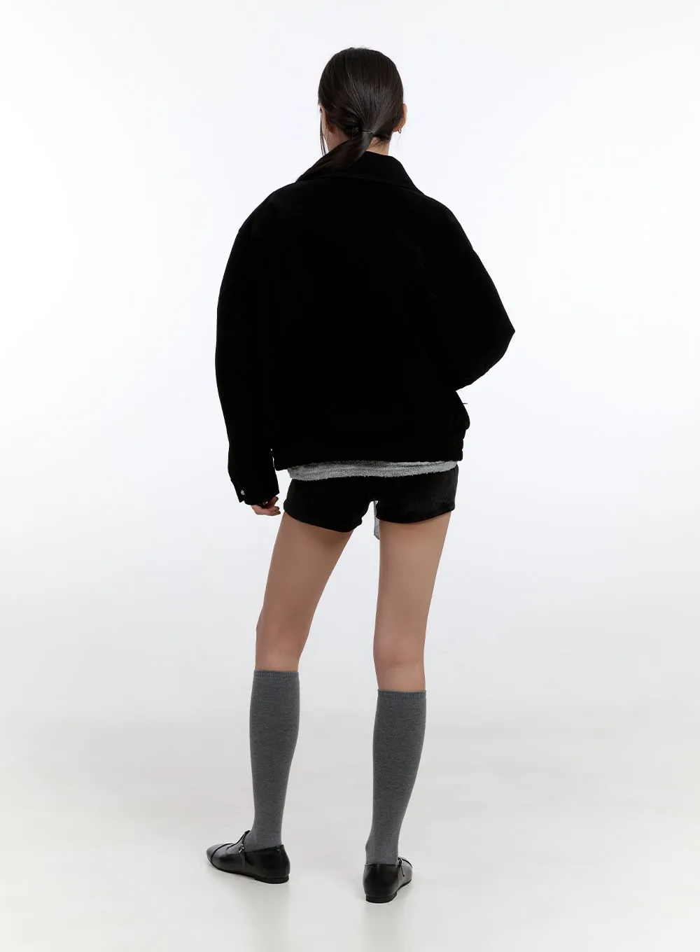 Zip Up Collar Jacket CO431