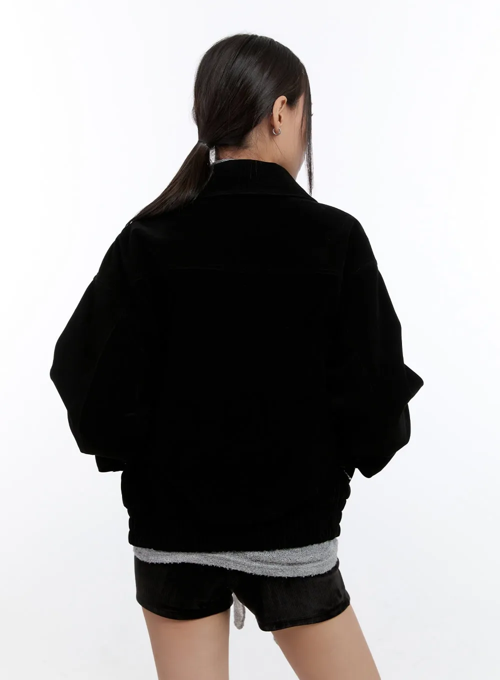 Zip Up Collar Jacket CO431